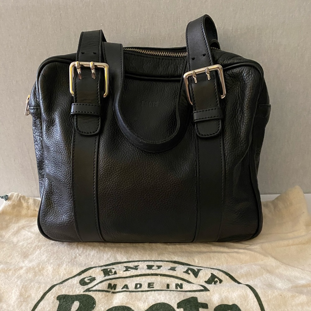 Roots Back Leather Purse